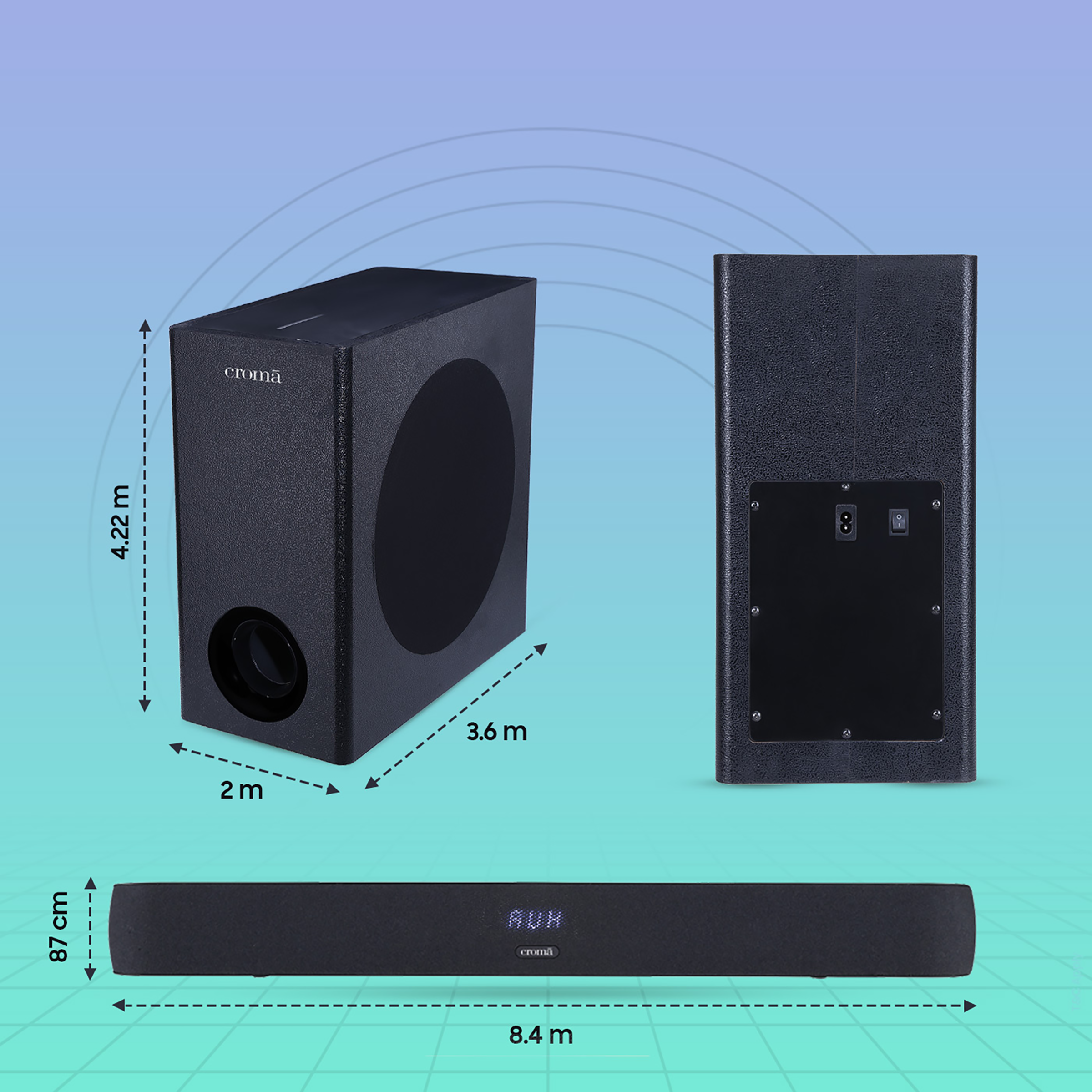 Croma speakers sale 2.1